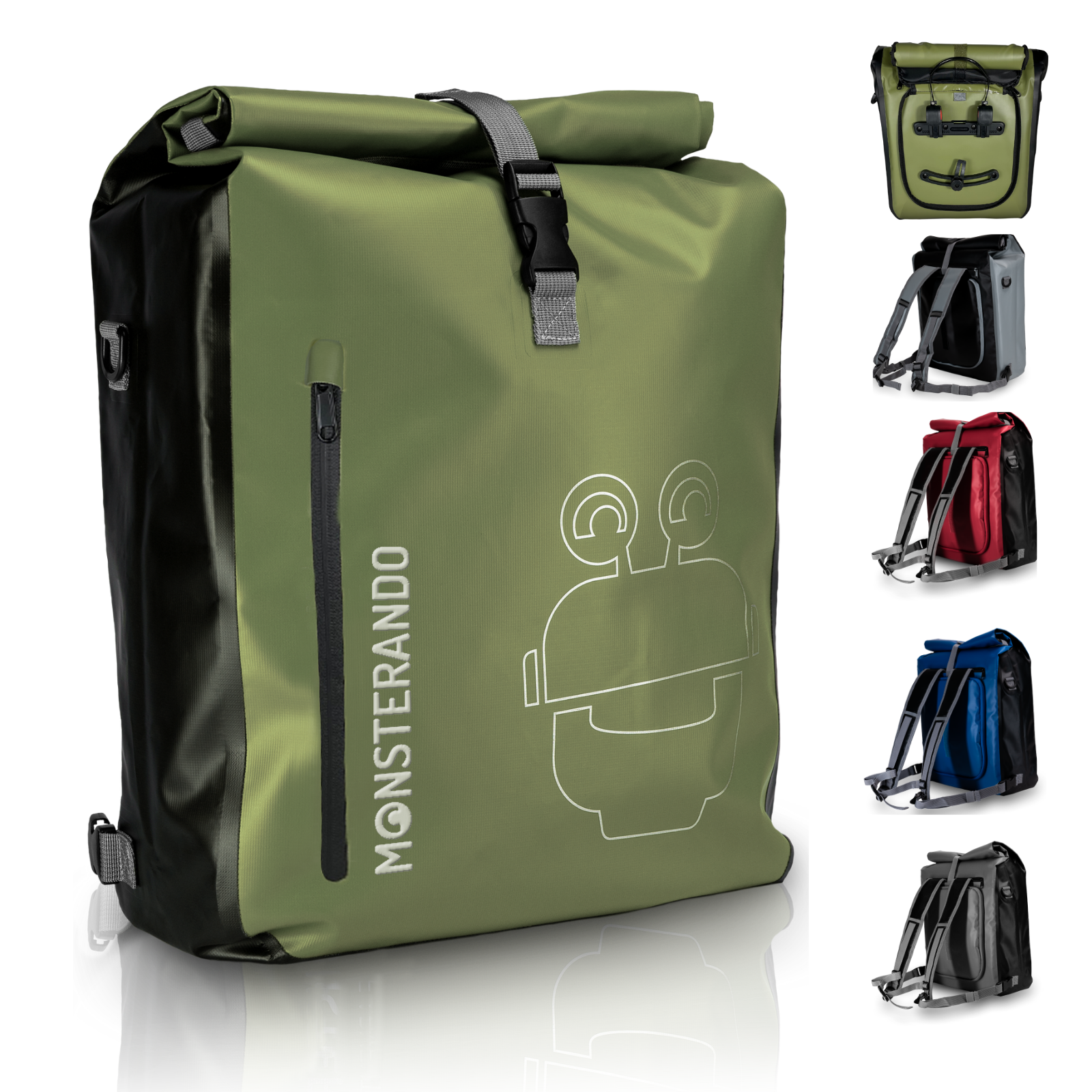 Travel-Monster 3in1 Bike bag Plus grün